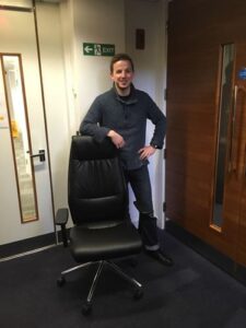 George wins Source One office chair!